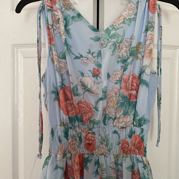 Blue Floral Cocktail dress - Picture 4 of 7